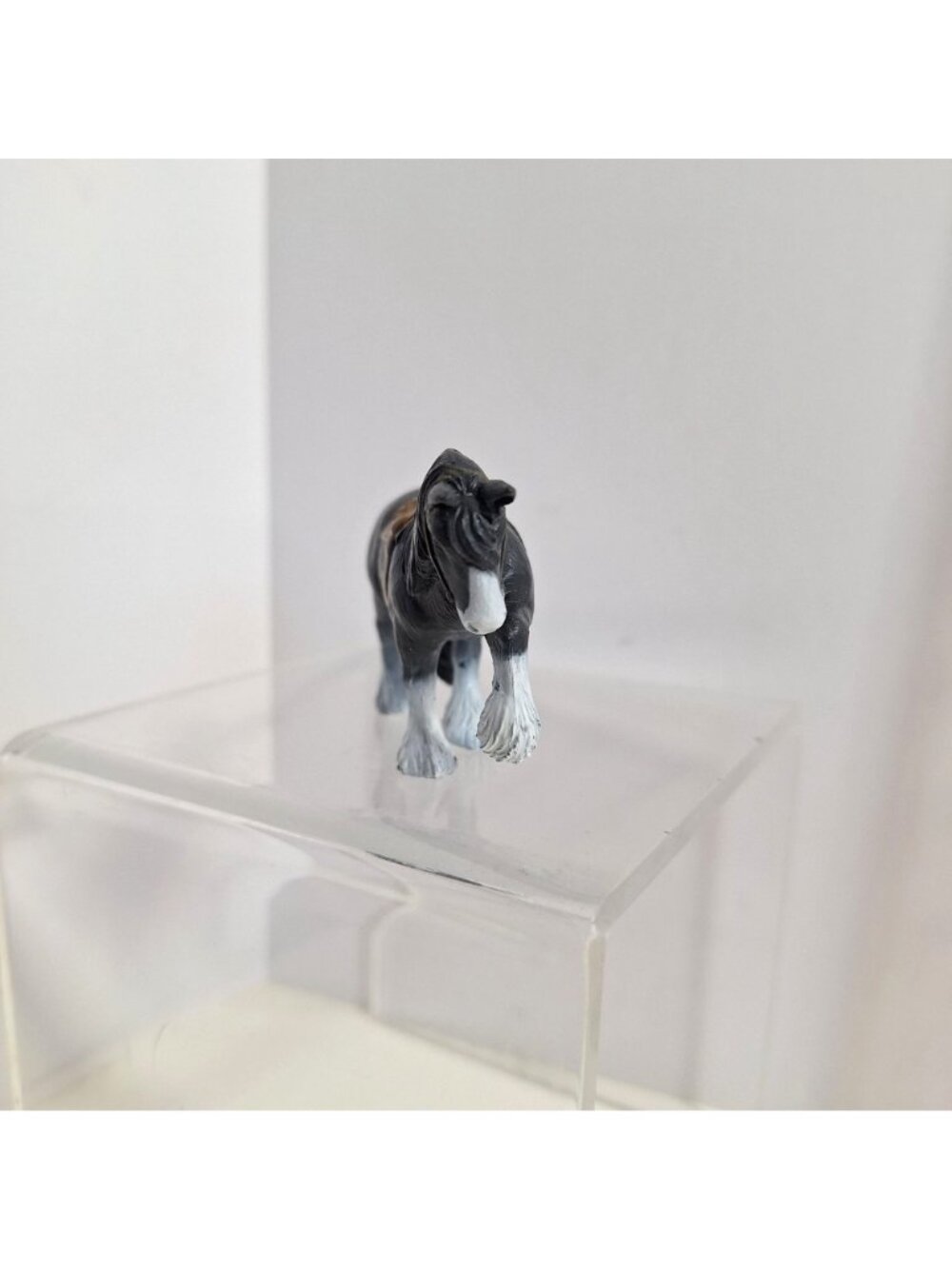 Angus Disney Brave Horse Figure Miniature 3" Black White Cake Topper - Picture 5 of 9